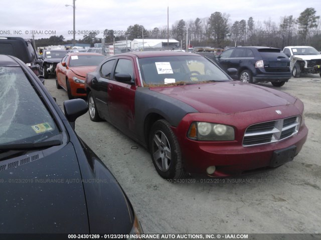 2B3KA43G36H323213 - 2006 DODGE CHARGER SE/SXT RED photo 1