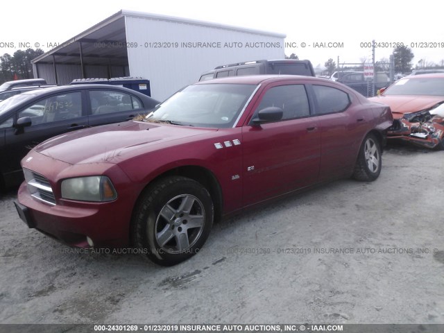 2B3KA43G36H323213 - 2006 DODGE CHARGER SE/SXT RED photo 2