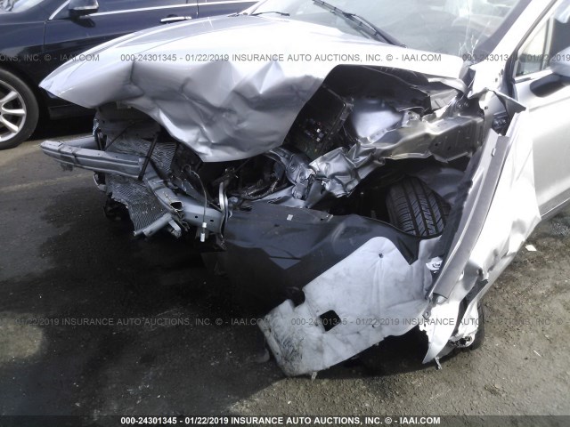 3FA6P0G72ER234615 - 2014 FORD FUSION S SILVER photo 6