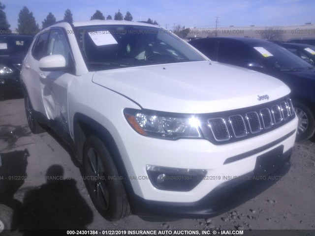 3C4NJDBB9JT154574 - 2018 JEEP COMPASS LATITUDE WHITE photo 1