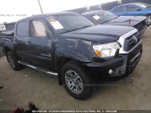 5TFJU4GN3FX085093 - 2015 TOYOTA TACOMA DOUBLE CAB PRERUNNER BLACK photo 1
