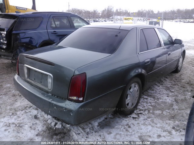 1G6KD54Y03U203724 - 2003 CADILLAC DEVILLE GRAY photo 4