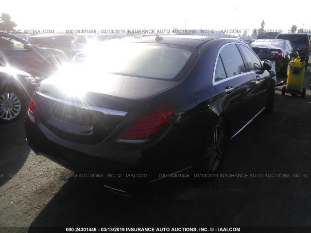 WDDUG8CB0GA266606 - 2016 MERCEDES-BENZ S 550 BLACK photo 4