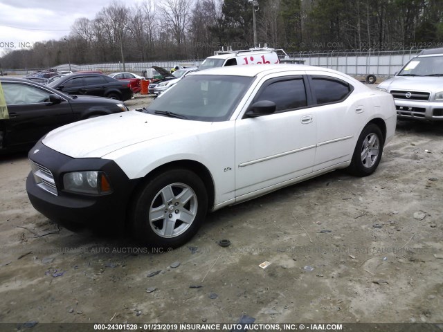 2B3KA43GX6H428119 - 2006 DODGE CHARGER SE/SXT WHITE photo 2