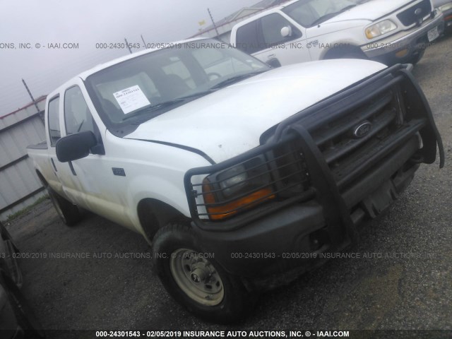 1FTSW31L81EC69689 - 2001 FORD F350 SRW SUPER DUTY WHITE photo 1