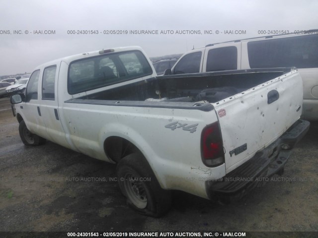 1FTSW31L81EC69689 - 2001 FORD F350 SRW SUPER DUTY WHITE photo 3