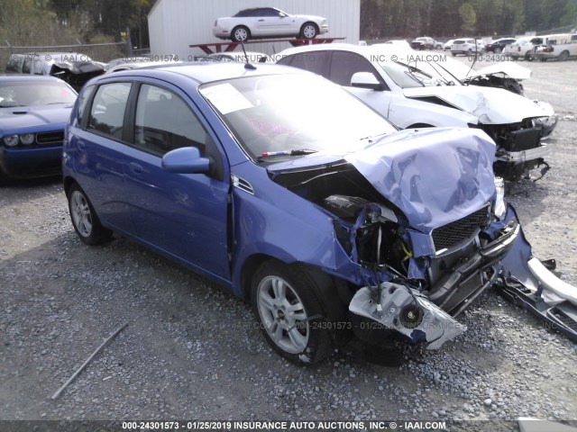 KL1TD66E29B652683 - 2009 CHEVROLET AVEO LS/LT Կապույտ լուսանկար 1