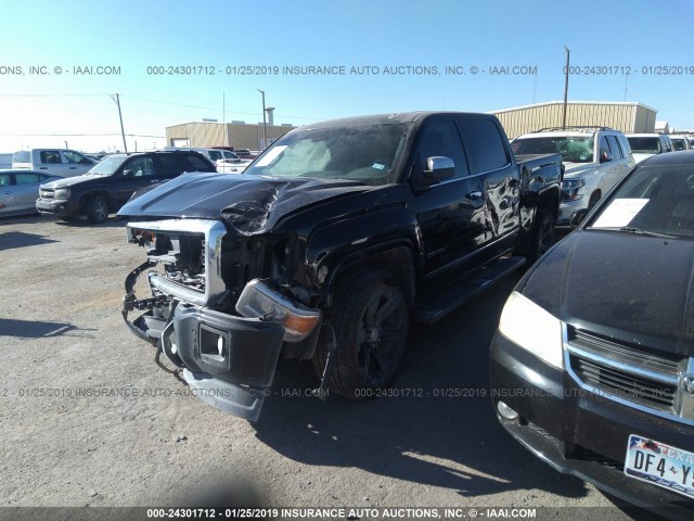 3GTU2WEJ8FG419072 - 2015 GMC SIERRA K1500 DENALI BLACK photo 2