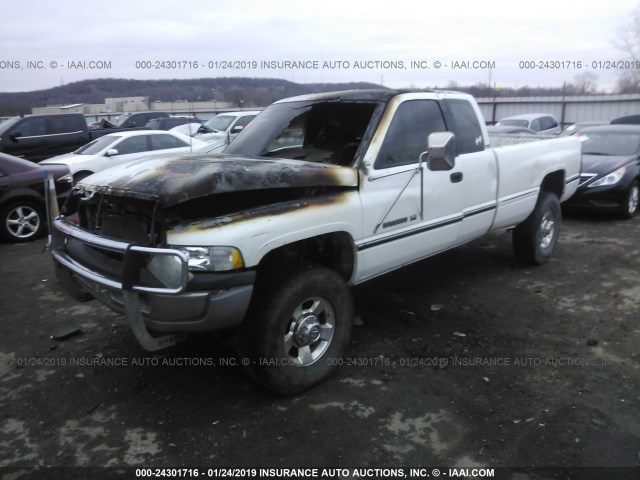 1B7KF23Z7TJ106201 - 1996 DODGE RAM 2500 WHITE photo 2