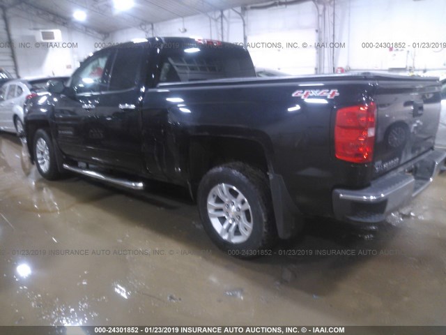 1GCVKREC7FZ282830 - 2015 CHEVROLET SILVERADO K1500 LT BLACK photo 3