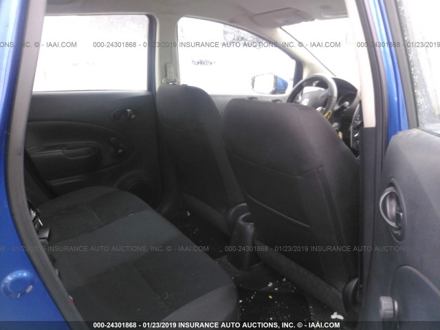3N1CE2CP3FL390870 - 2015 NISSAN VERSA NOTE S/S PLUS/SV/SL/SR BLUE photo 8
