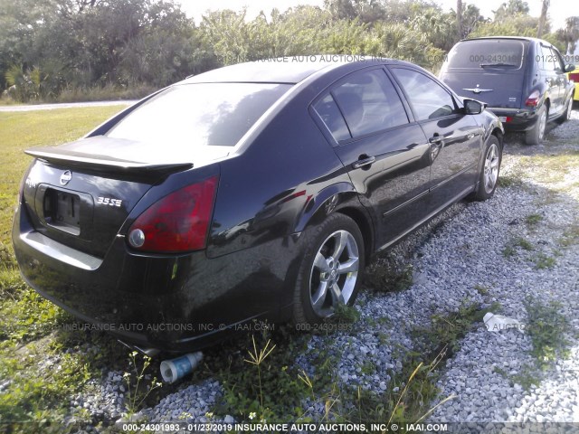 1N4BA41E77C857759 - 2007 NISSAN MAXIMA SE/SL BLACK photo 4