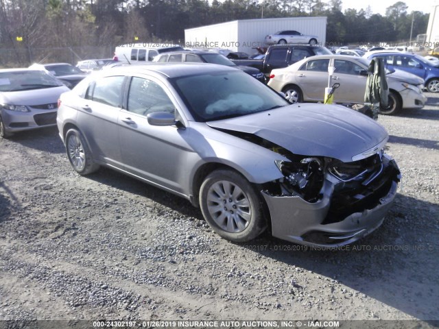 1C3CCBAG7DN723563 - 2013 CHRYSLER 200 LX GRAY photo 1