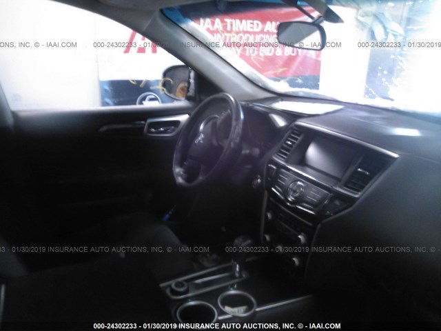 5N1AR2MM5EC719443 - 2014 NISSAN PATHFINDER S/SV/SL/PLATINUM BLACK photo 5