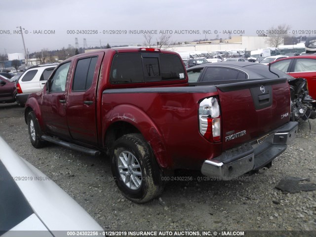 1N6AD0EV6GN758870 - 2016 NISSAN FRONTIER S/SV/SL/PRO-4X RED photo 3