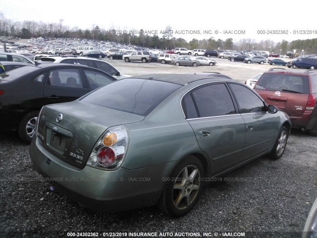 1N4BL11D63C276151 - 2003 NISSAN ALTIMA SE GREEN photo 4