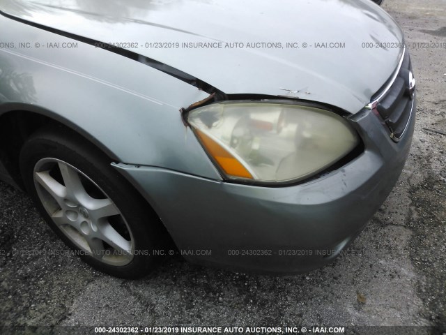 1N4BL11D63C276151 - 2003 NISSAN ALTIMA SE GREEN photo 6