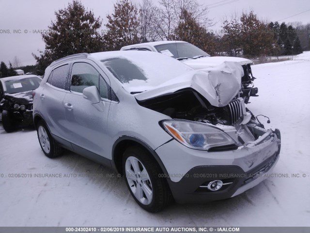 KL4CJBSB7FB262500 - 2015 BUICK ENCORE CONVENIENCE SILVER photo 1