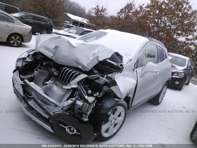 KL4CJBSB7FB262500 - 2015 BUICK ENCORE CONVENIENCE 银色 照片 2