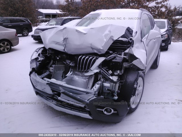 KL4CJBSB7FB262500 - 2015 BUICK ENCORE CONVENIENCE 银色 照片 6