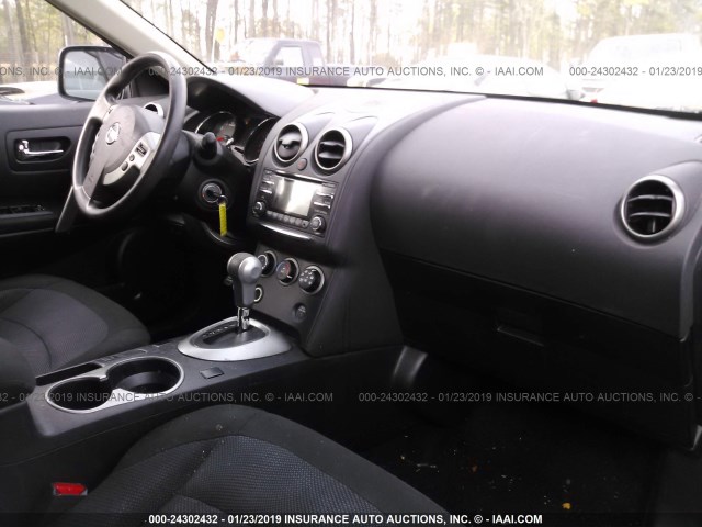 JN8AS5MV9DW148463 - 2013 NISSAN ROGUE S/SV BLACK photo 5