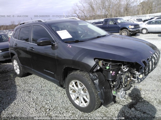 1C4PJMCS1FW673465 - 2015 JEEP CHEROKEE LATITUDE GRAY photo 1