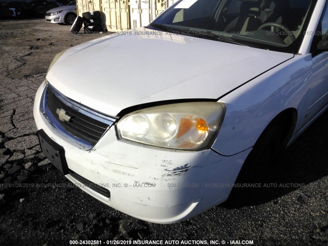 1G1ZS58F77F124032 - 2007 CHEVROLET MALIBU LS WHITE photo 6