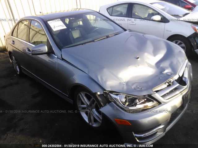 WDDGF4HB7DR242267 - 2013 MERCEDES-BENZ C 250 GRAY photo 1