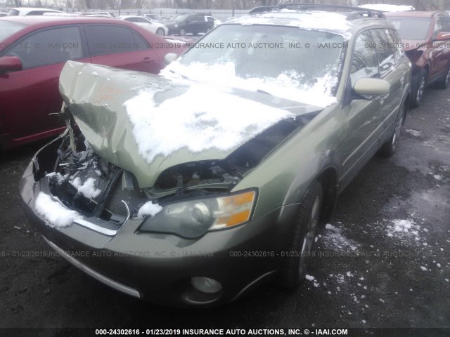 4S4BP86C654371678 - 2005 SUBARU LEGACY OUTBACK H6 R LL BEAN GREEN photo 2