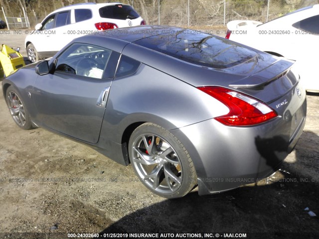 JN1AZ4EH8DM382666 - 2013 NISSAN 370Z TOURING/NISMO GRAY photo 3