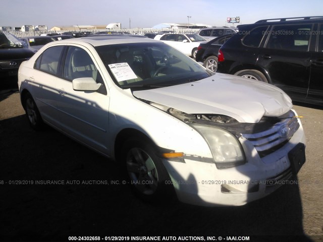 3FAHP07Z19R104714 - 2009 FORD FUSION SE WHITE photo 1