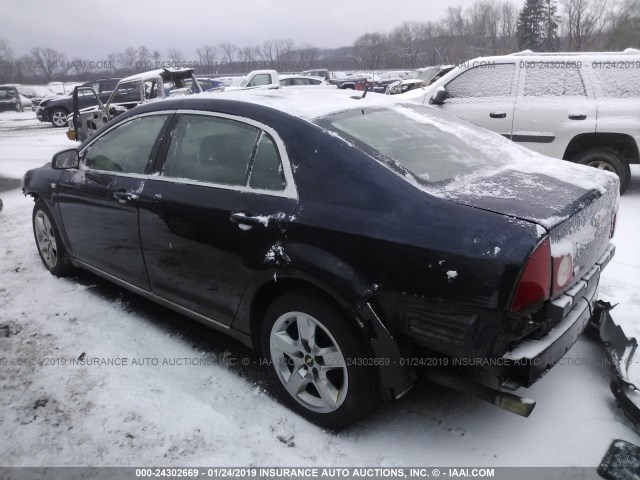 1G1ZH57B28F295446 - 2008 CHEVROLET MALIBU 1LT ლურჯი ფოტო 3