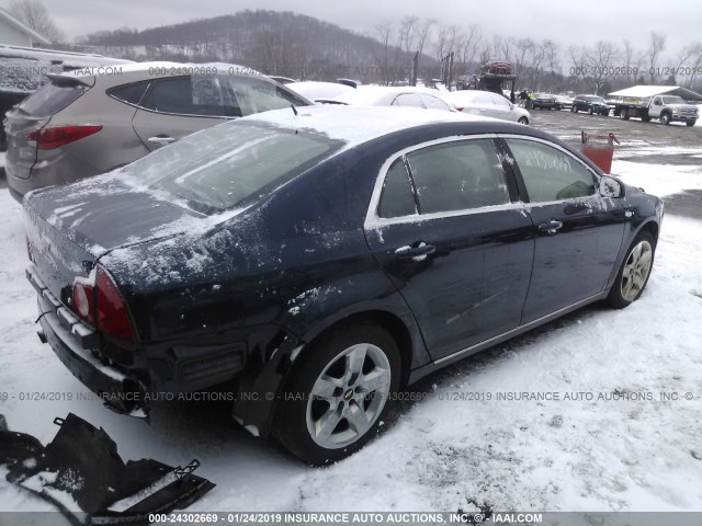 1G1ZH57B28F295446 - 2008 CHEVROLET MALIBU 1LT ლურჯი ფოტო 4