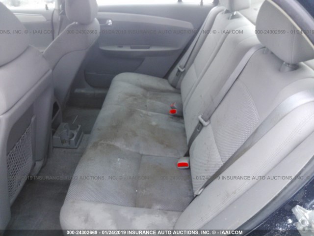 1G1ZH57B28F295446 - 2008 CHEVROLET MALIBU 1LT ლურჯი ფოტო 8