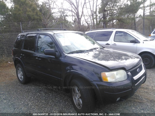 1FMCU04194KA41236 - 2004 FORD ESCAPE LIMITED BLACK photo 1