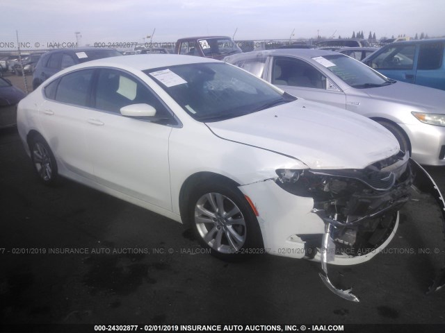 1C3CCCAB4GN150605 - 2016 CHRYSLER 200 LIMITED WHITE photo 1