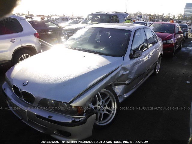 WBADN63463GS56883 - 2003 BMW 540 I AUTOMATIC SILVER photo 2