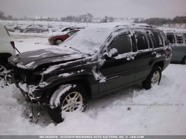 1J4GW48SX4C280843 - 2004 JEEP GRAND CHEROKEE LAREDO/COLUMBIA/FREEDOM 黑色 照片 2