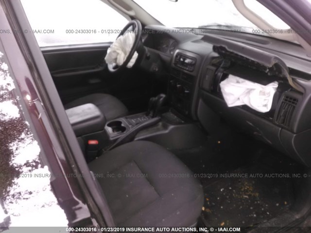 1J4GW48SX4C280843 - 2004 JEEP GRAND CHEROKEE LAREDO/COLUMBIA/FREEDOM 黑色 照片 5