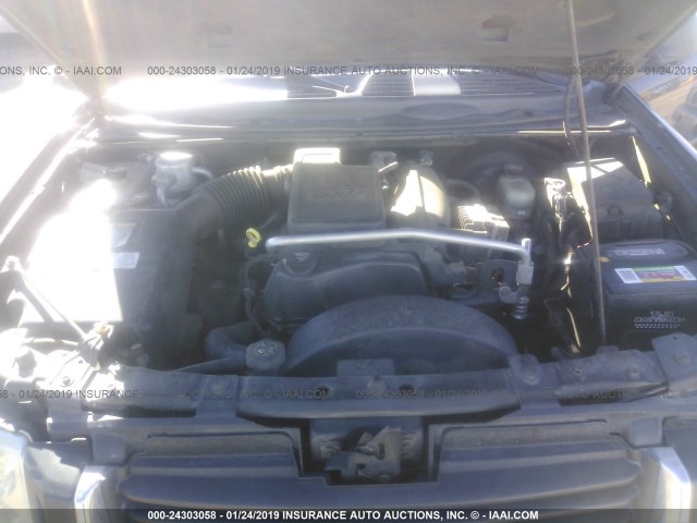 1GKES16S136227282 - 2003 GMC ENVOY XL GRAY photo 10