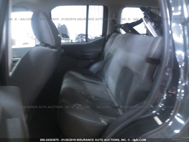 5N1AN0NW7FN666671 - 2015 NISSAN XTERRA X/S/PRO-4X GRAY photo 8