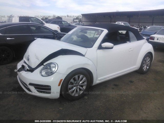 3VW517AT3HM805999 - 2017 VOLKSWAGEN BEETLE S/SE/CLASSIC/PINK/SEL WHITE photo 2
