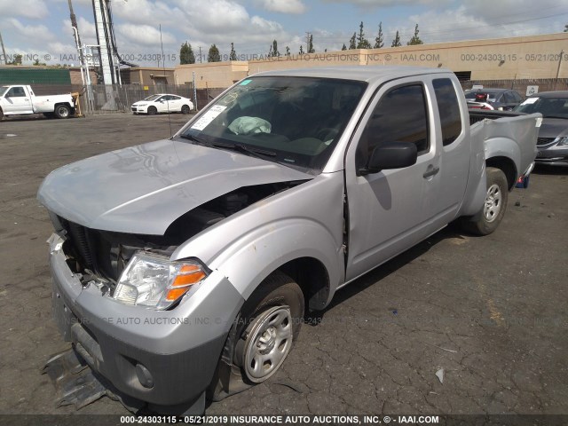 1N6BD0CT4EN768915 - 2014 NISSAN FRONTIER S/SV SILVER photo 2