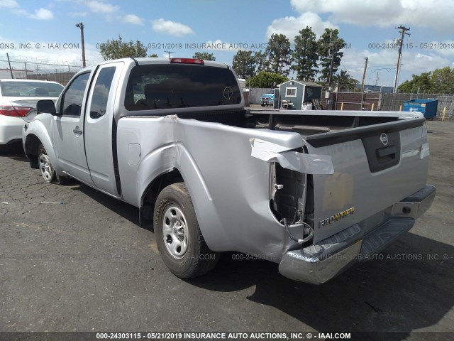 1N6BD0CT4EN768915 - 2014 NISSAN FRONTIER S/SV SILVER photo 3