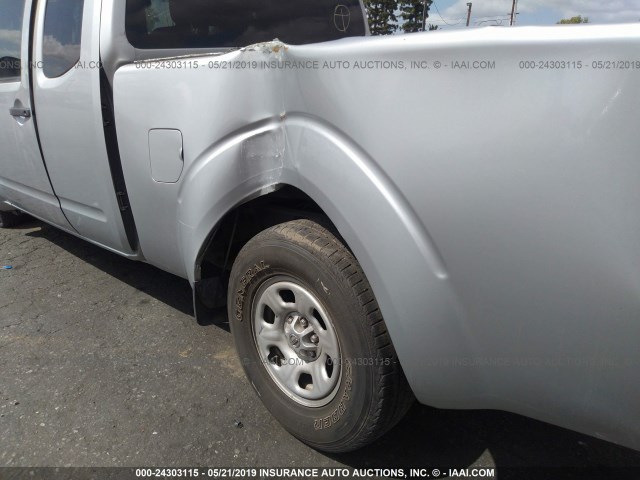 1N6BD0CT4EN768915 - 2014 NISSAN FRONTIER S/SV SILVER photo 6