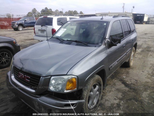 1GKDT13S752260200 - 2005 GMC ENVOY GRAY photo 2