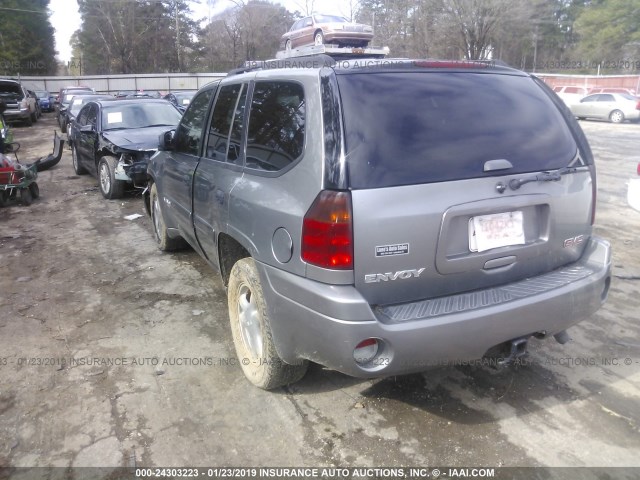 1GKDT13S752260200 - 2005 GMC ENVOY GRAY photo 3