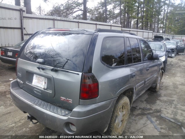 1GKDT13S752260200 - 2005 GMC ENVOY GRAY photo 4