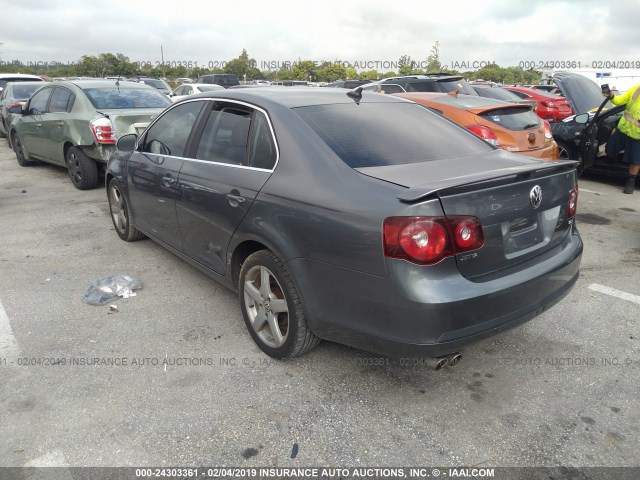 3VWRM81K18M071210 - 2008 VOLKSWAGEN JETTA SE/SEL GRAY photo 3