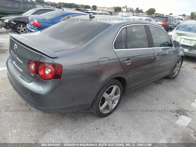 3VWRM81K18M071210 - 2008 VOLKSWAGEN JETTA SE/SEL GRAY photo 4